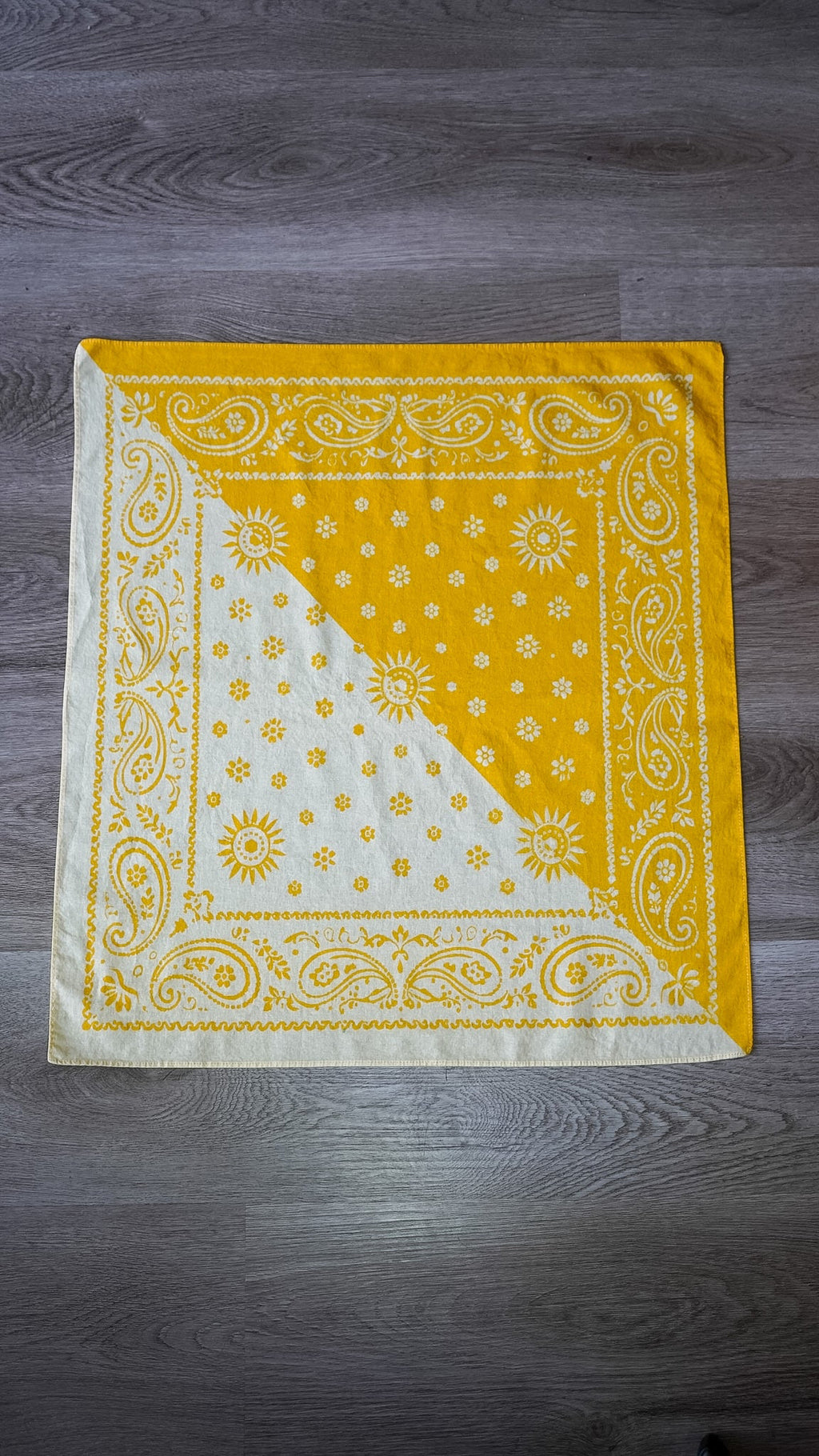 Yellow Cream Bandana