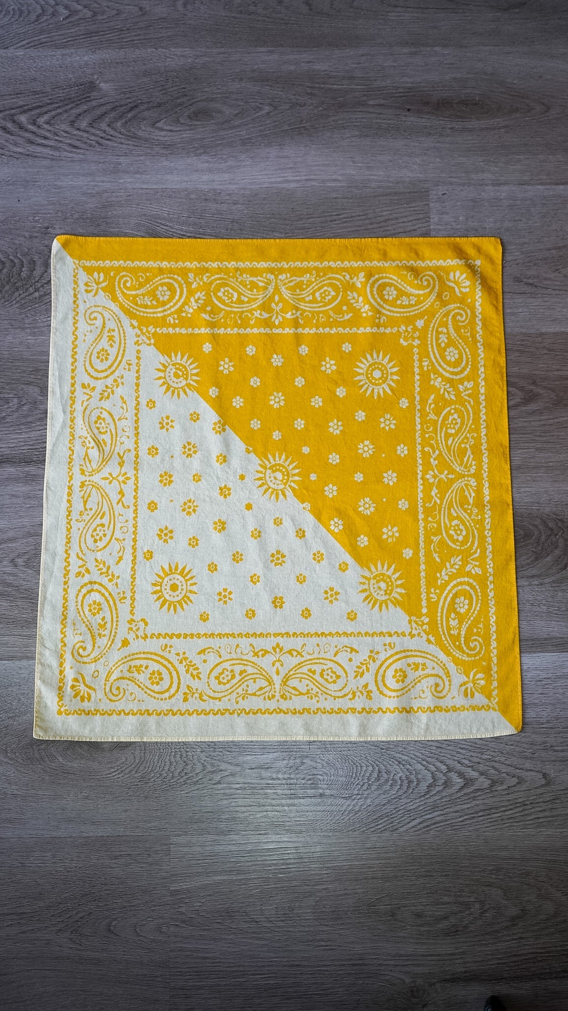 Yellow Cream Bandana