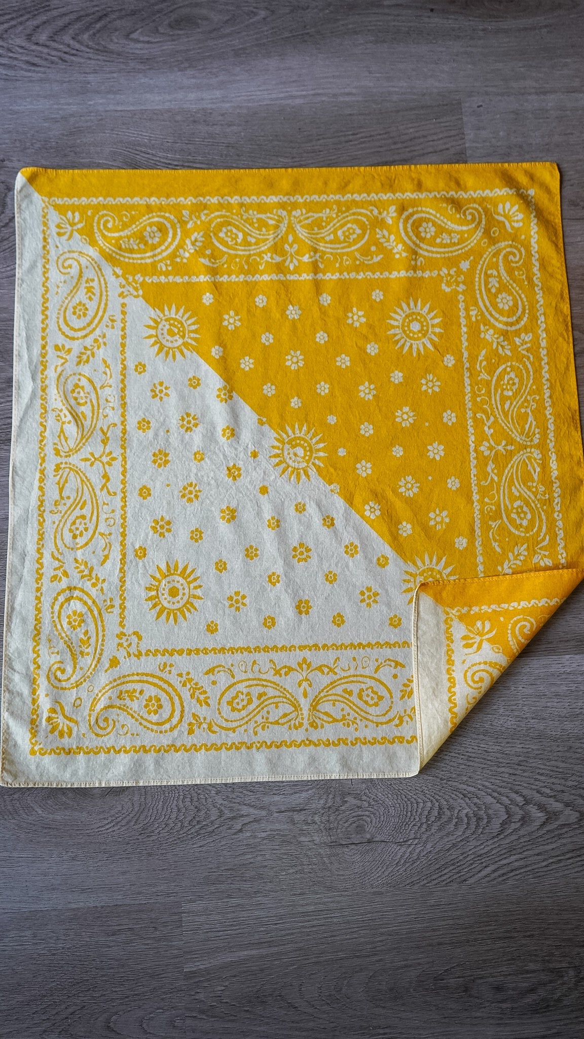 Yellow Cream Bandana