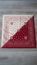 Crimson And Cream Bandana