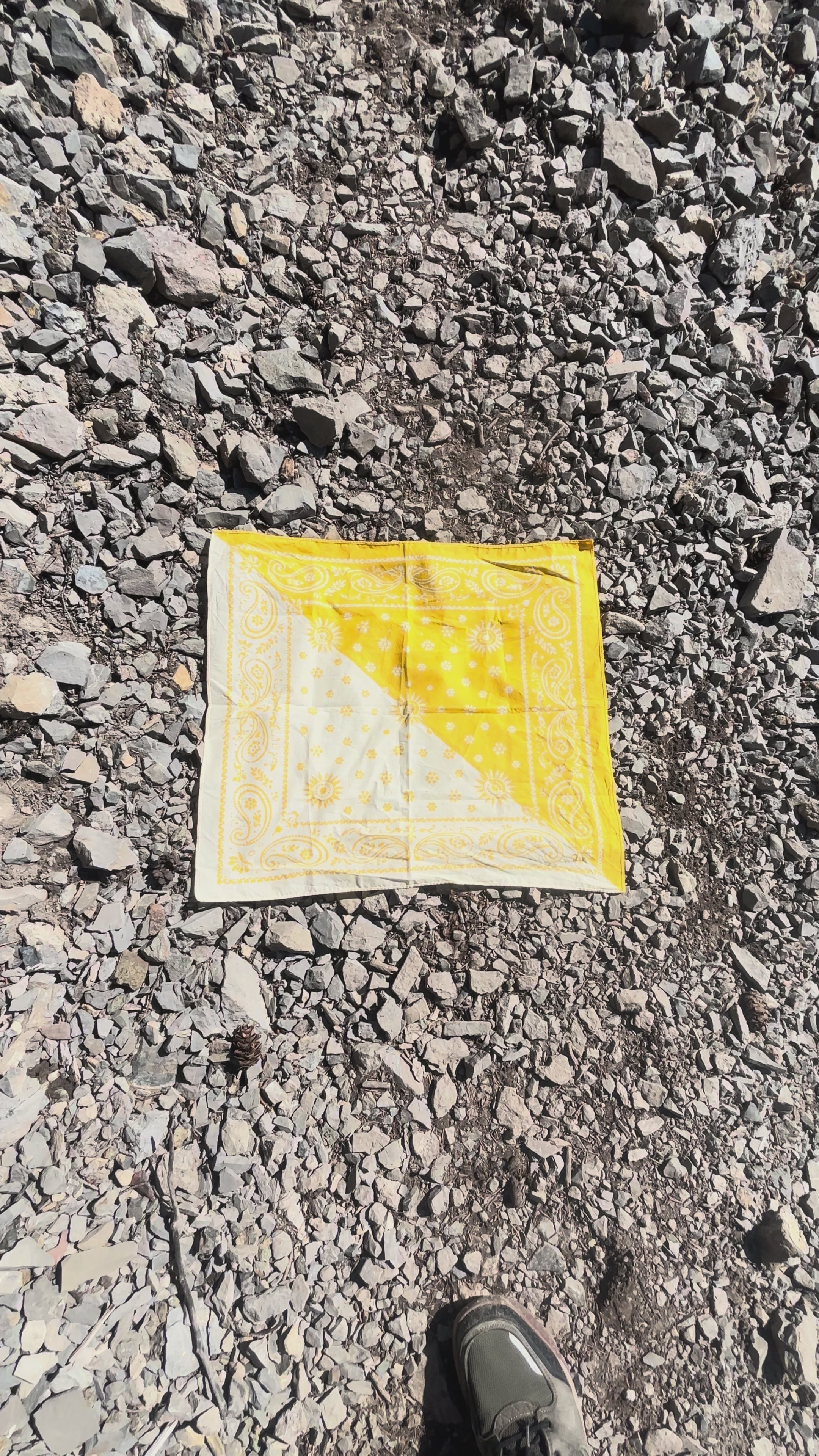 Yellow Cream Bandana